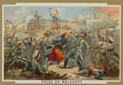 Taking of the Malakoff Redoubt, Siege of Sevastopol, Crimean War, 7 September 1855 by European School